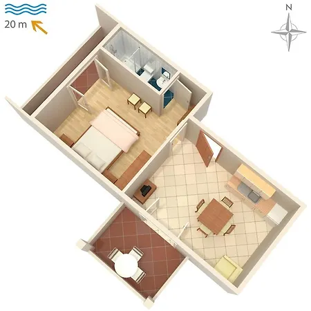 And By The Sea - Donja, Rab - 2001 Supetarska Draga